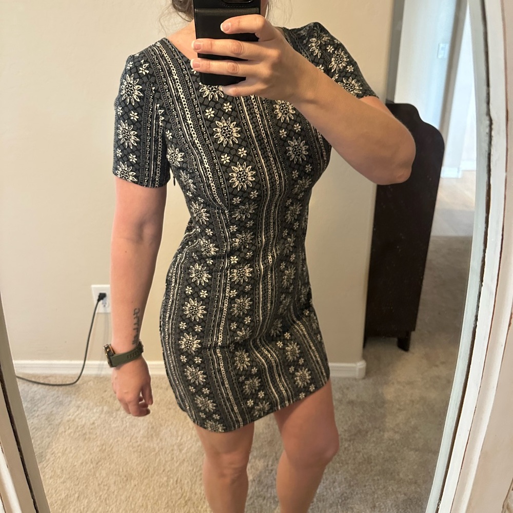 Batik Floral Dress